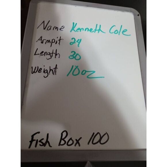 Kenneth Cole Reaction Men's Dress Shirt Long Sleeve‎ Button Up Turquoise Medium - Picture 8 of 8